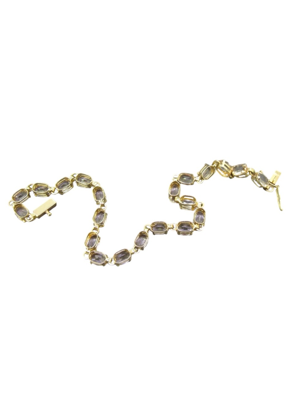 Vintage 14K Gold Topaz Bracelet